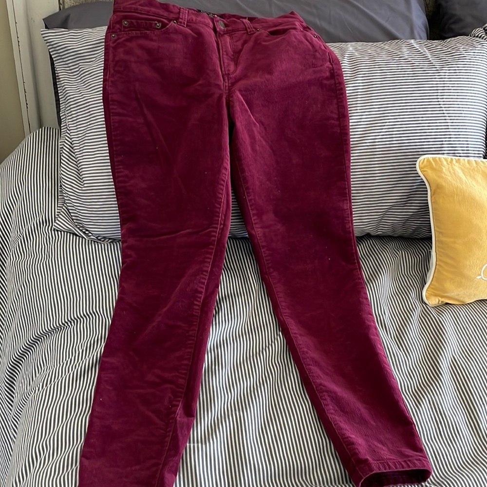 SOFT BR fine wale mulberry cords-EUC